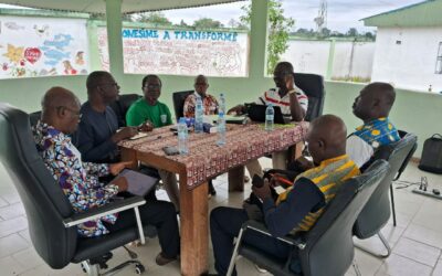 Visite d’une délégation du Bureau Exécutif National de l’église des Assemblées de Dieu de Côte d’Ivoire au centre Onésime.